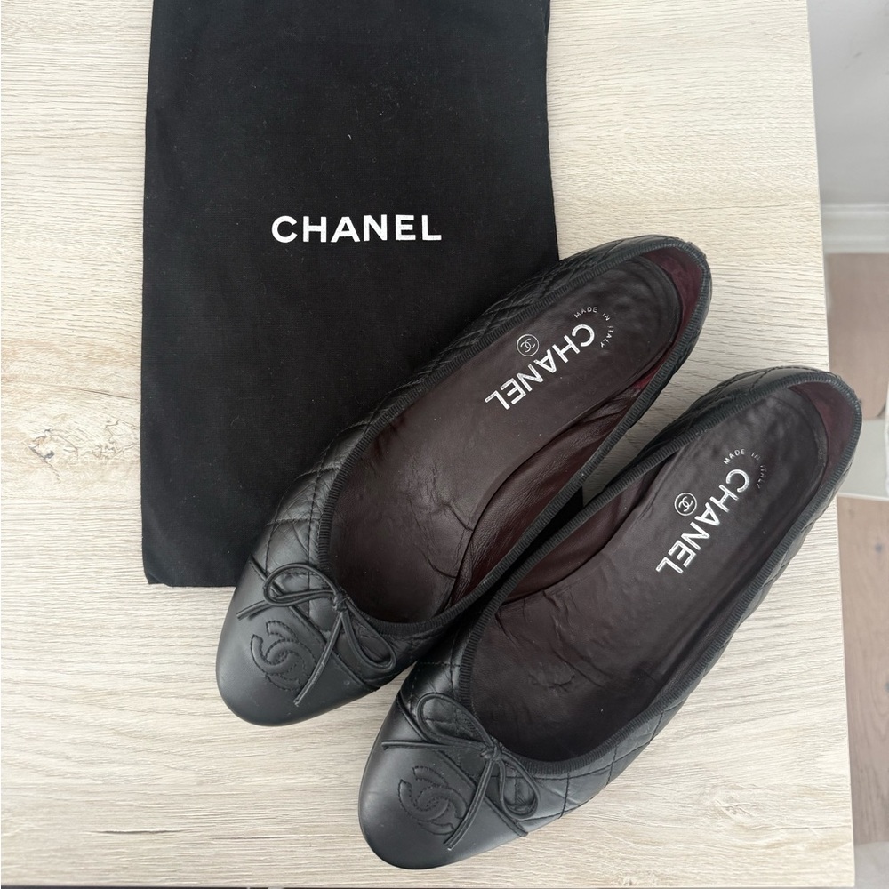 Chanel Calfskin Ballet Flats size 39 - Picture 9 of 9